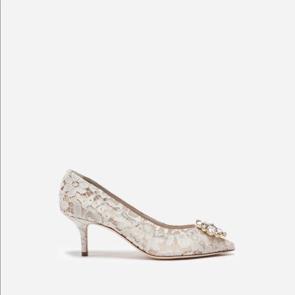 Dolce Gabbana Pump in Taormina lace with crystals